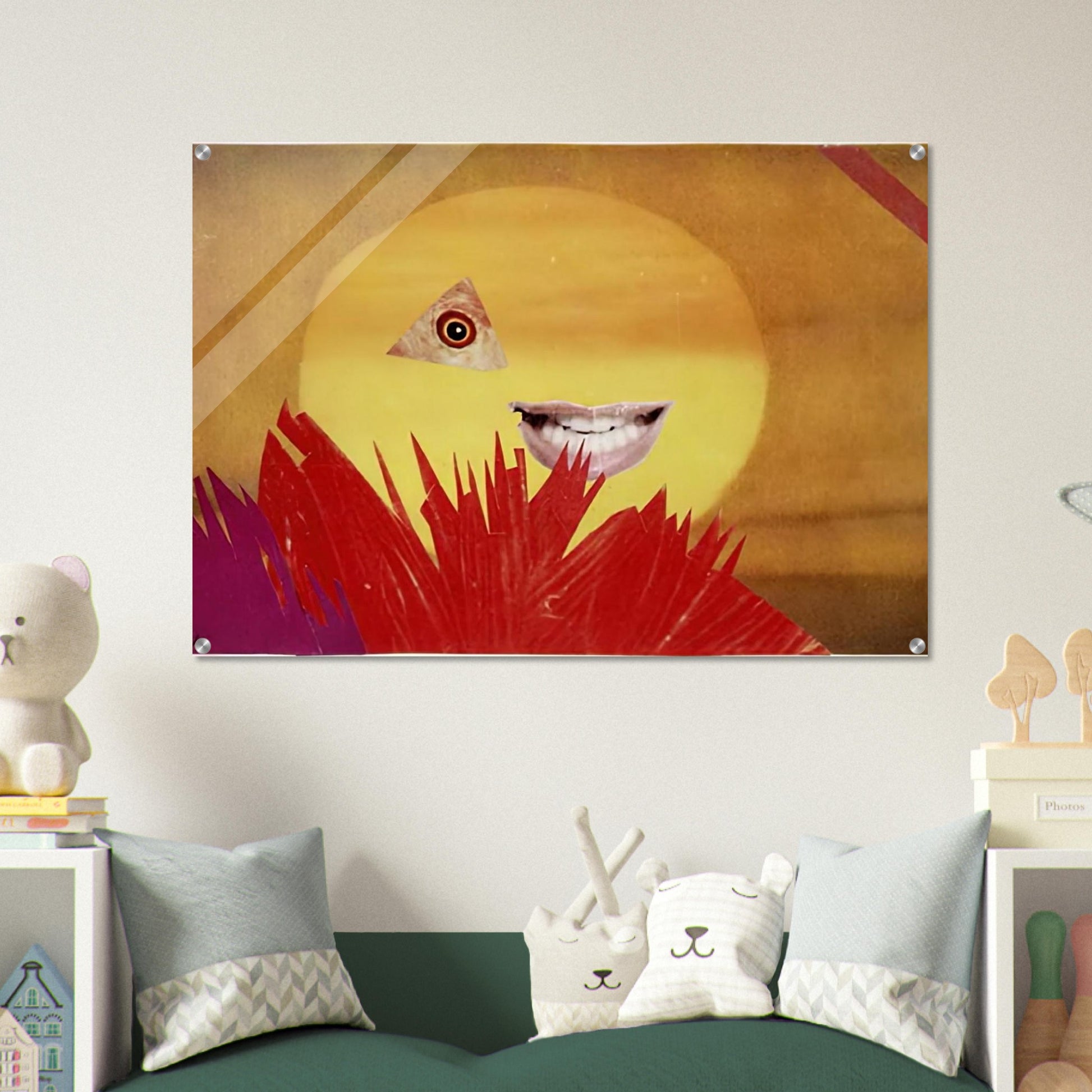 LITTLE SUN 1969 - Hannah Hoch Acrylic Print - 70x100 cm / 28x40″ inches | Hannah Hoch Wall Art | Hannah Hoch Prints