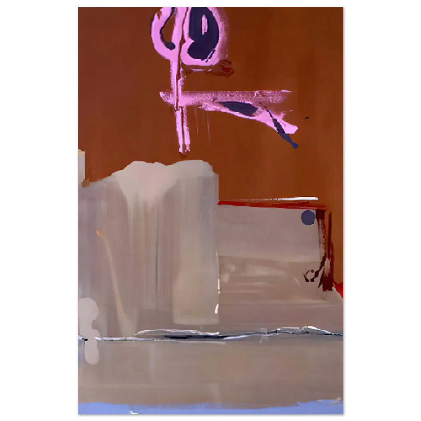 Helen Frankenthaler - Captain s Watch - 1986 Wall art - 40x50 cm / 16x20 Inches - Fine Art Poster - -