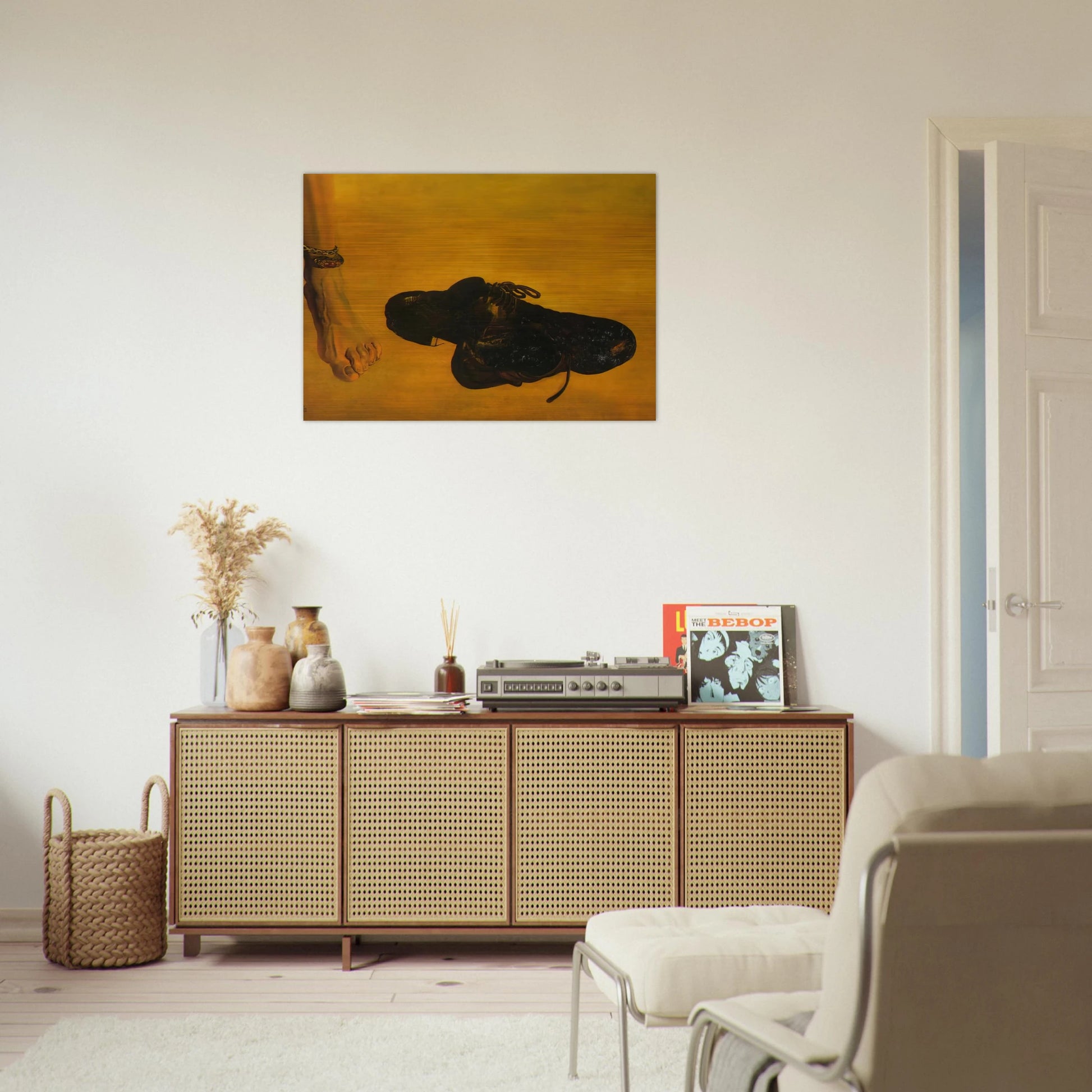 ORIGINAL SIN - Salvador Dali Brushed Aluminum Print - 70x100 cm / 28x40 inches | Salvador Dali Aluminum Print | Salvador Dali Prints