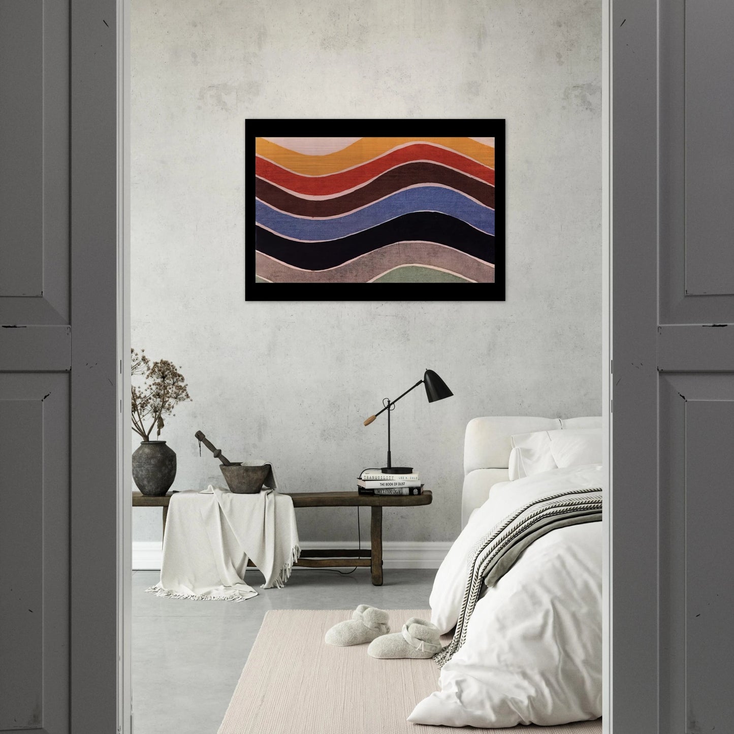 FABRIC PATTERN 1 - Sonia Delaunay Brushed Aluminum Print - 70x100 cm / 28x40 inches | Sonia Delaunay Aluminum Print | Sonia Delaunay Prints