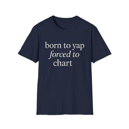 Né pour aboyer, condamné à dessiner des cartes, T-shirt drôle pour infirmières, cadeau humoristique médical pour IA, IA, IA, T-shirt pour amoureux des chiens