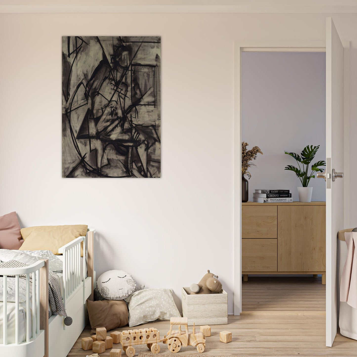 Seated Nude - Lee Krasner Brushed Aluminum Print - 70x100 cm / 28x40 inches | Lee Krasner Aluminum Print | Lee Krasner Prints