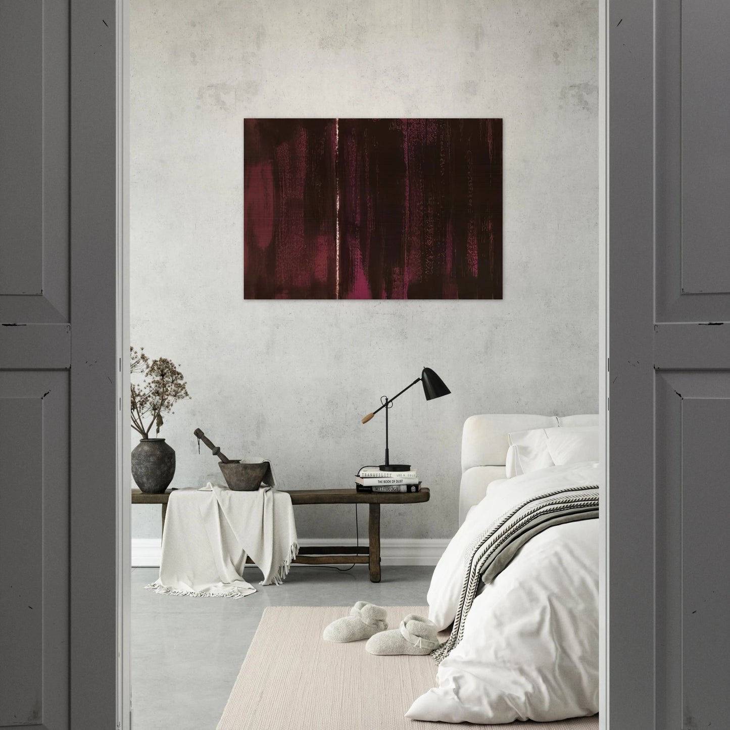 Untitled 2 - Barnett Newman Brushed Aluminum Print - 70x100 cm / 28x40 inches | Barnett Newman Aluminum Print | Barnett Newman Prints