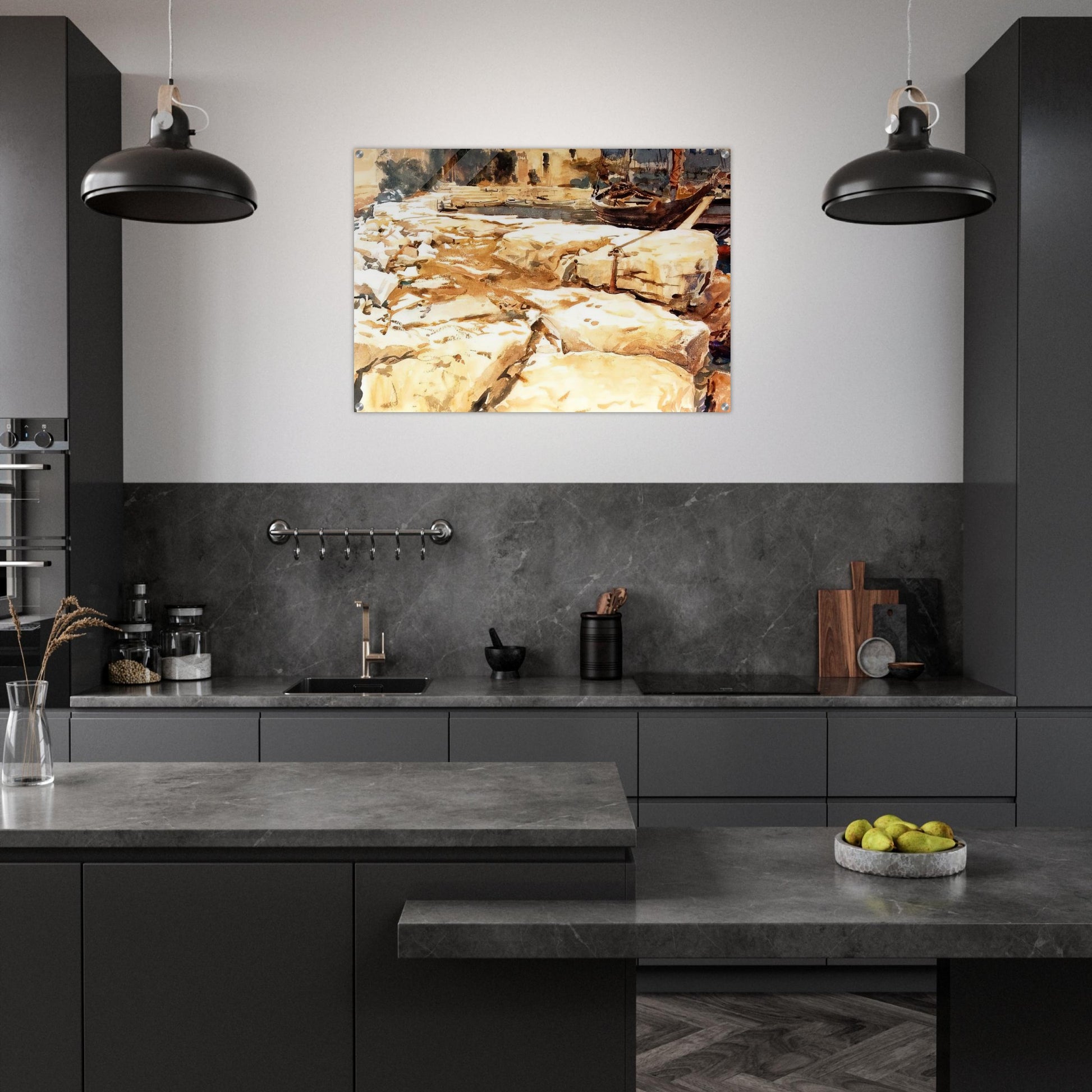 San Vigilio - John Singer Sargent Acrylic Print - 70x100 cm / 28x40″ inches | John Singer Sargent Wall Art | John Singer Sargent Prints