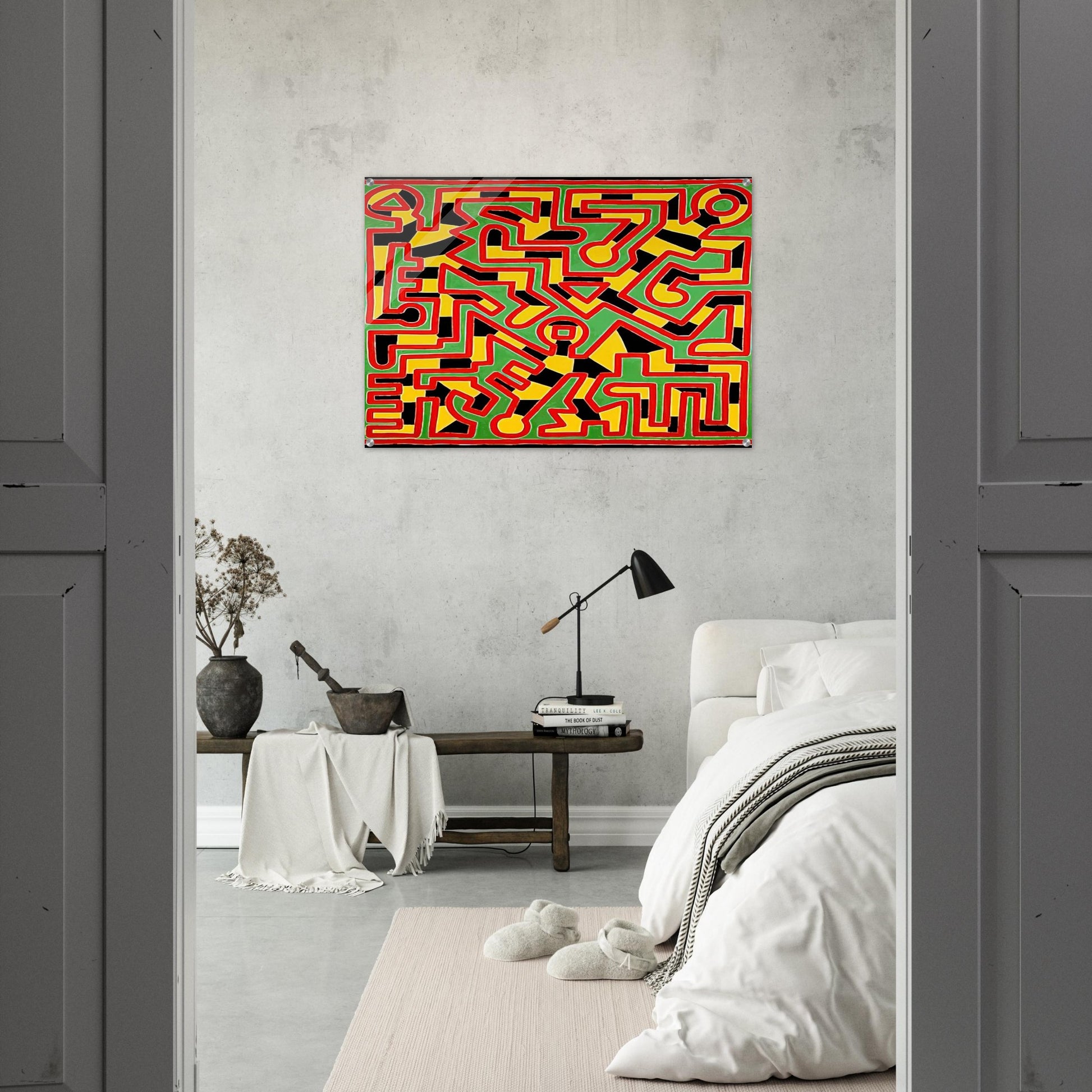 UNTITLED 1988 - Keith Haring Acrylic Print - 70x100 cm / 28x40″ inches | Keith Haring Wall Art | Keith Haring Prints