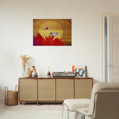LITTLE SUN 1969 - Hannah Hoch Brushed Aluminum Print - 70x100 cm / 28x40 inches | Hannah Hoch Aluminum Print | Hannah Hoch Prints