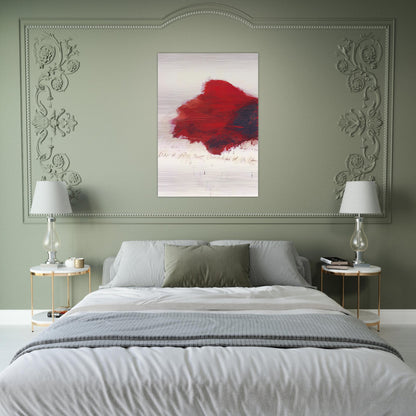 Fifty Days at Iliam. The Fire that Consumes All before It - Cy Twombly Brushed Aluminum Print - 70x100 cm / 28x40 inches | Cy Twombly Aluminum Print | Cy Twombly Prints