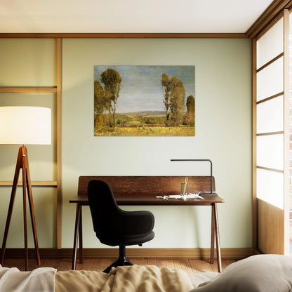 Golden Afternoon - Childe Hassam Brushed Aluminum Print - 70x100 cm / 28x40 inches | Childe Hassam Aluminum Print | Childe Hassam Prints