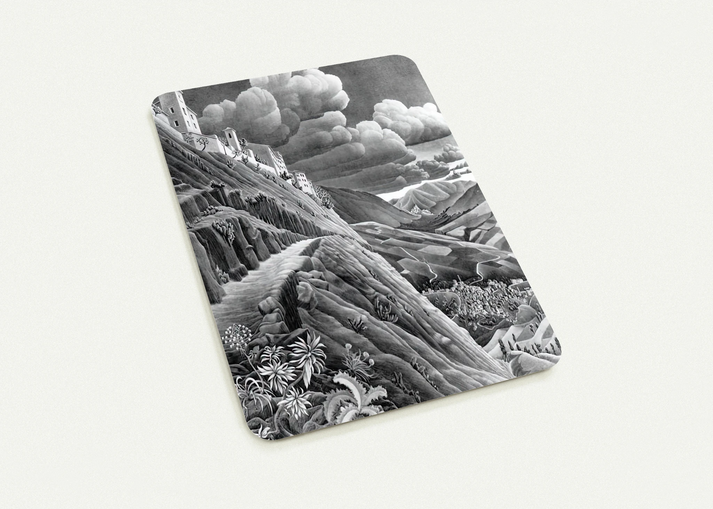CASTROVALVA By MC Escher Pack of 10 Post Cards | MC Escher Post Cards | A6 (10.5 x 14.8 cm) - 4.1 x 5.8 inches