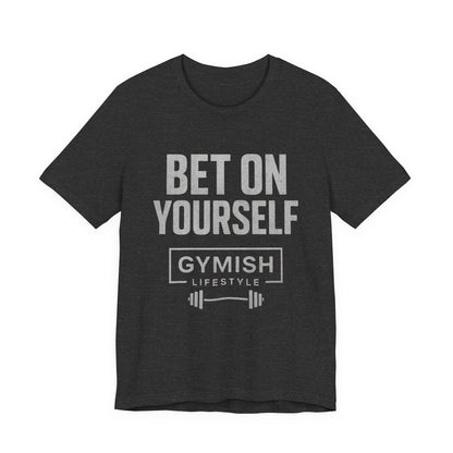 Fitness Tee Motivation - Gymish Mode de Vie Misez sur Vous T-shirts de Sport pour Hommes