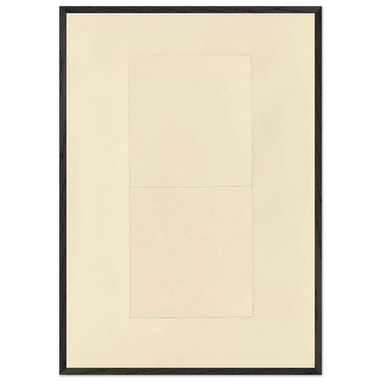 Untitled - 1971 N1 - Brice Marden 70x100 cm / 28x40 inches Framed Art Print – Black Wooden Frame