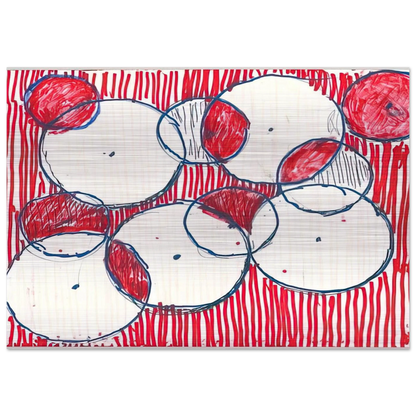 BE CALME OCTOBER 1ST 31ST 2004 - Louise Bourgeois Brushed Aluminum Print - 70x100 cm / 28x40 inches | Louise Bourgeois Aluminum Print | Louise Bourgeois Prints