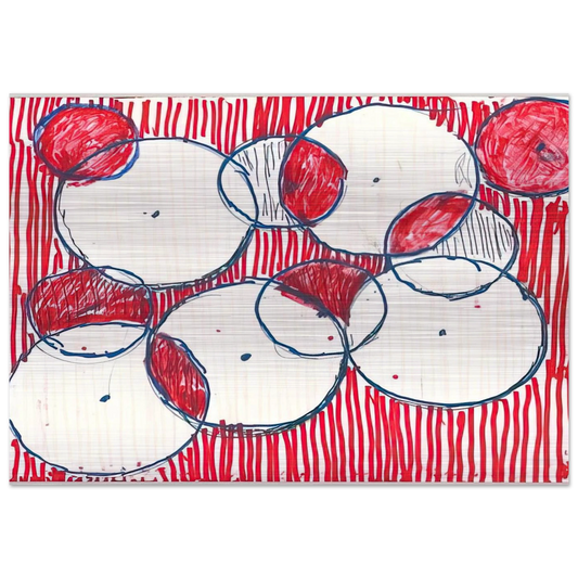 BE CALME OCTOBER 1ST 31ST 2004 - Louise Bourgeois Brushed Aluminum Print - 70x100 cm / 28x40 inches | Louise Bourgeois Aluminum Print | Louise Bourgeois Prints