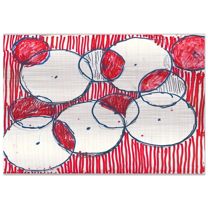 BE CALME OCTOBER 1ST 31ST 2004 - Louise Bourgeois Brushed Aluminum Print - 70x100 cm / 28x40 inches | Louise Bourgeois Aluminum Print | Louise Bourgeois Prints
