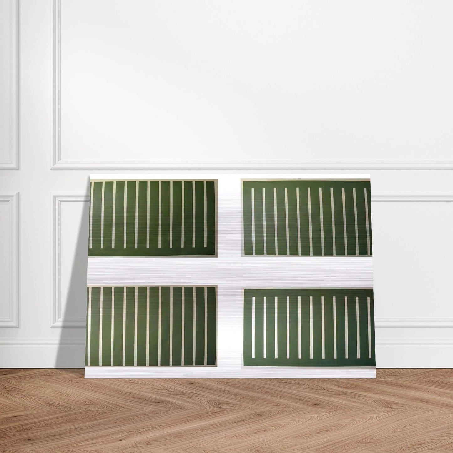Untitled #207-210 - 1991 - Donald Judd Brushed Aluminum Print - 70x100 cm / 28x40 inches | Donald Judd Aluminum Print | Donald Judd Prints