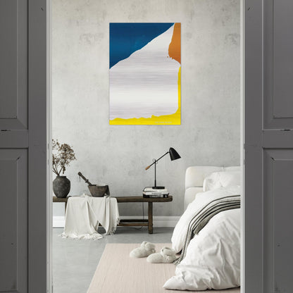 Paris Review - 1966 - Helen Frankenthaler Brushed Aluminum Print - 70x100 cm / 28x40 inches | Helen Frankenthaler Aluminum Print | Helen Frankenthaler Prints