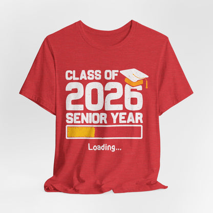 T-shirt de l'année de terminale 2026, T-shirt de graduation, Cadeau de graduation unisexe, Vêtements pour lycéens en terminale, T-shirt pour étudiants en route vers le collège