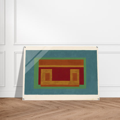 VARIANT ADOBE 1947 - Josef Albers Acrylic Print - 70x100 cm / 28x40″ inches