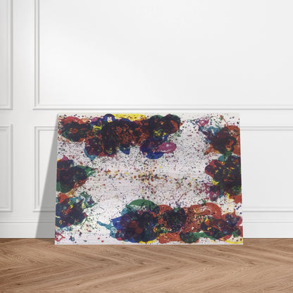 Coral Lyre Nine - Sam Francis Brushed Aluminum Print - 70x100 cm / 28x40 inches | Sam Francis Aluminum Print | Sam Francis Prints