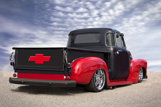 1954 Chevy Truck Lowrider Art Print | RedKalion