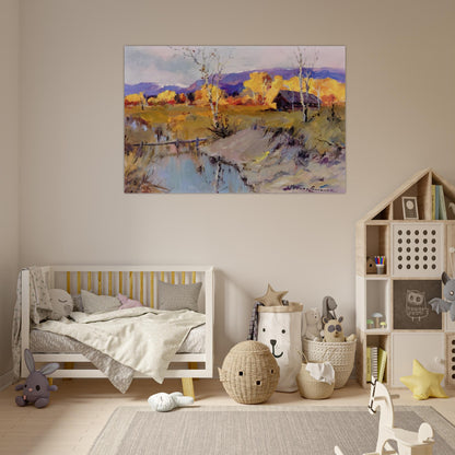 Autumn Morning - Romanticism - Sydney Laurence Art Prints - 100x150 cm / 40x60″ inches | Sydney Laurence Poster | Sydney Laurence Prints
