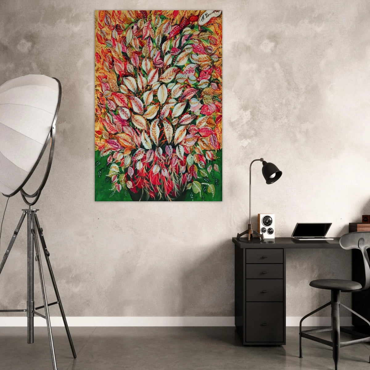 Feuilles - 1928 - Seraphine Louis Art Prints - 100x150 cm / 40x60″ inches | Seraphine Louis Poster | Seraphine Louis Prints