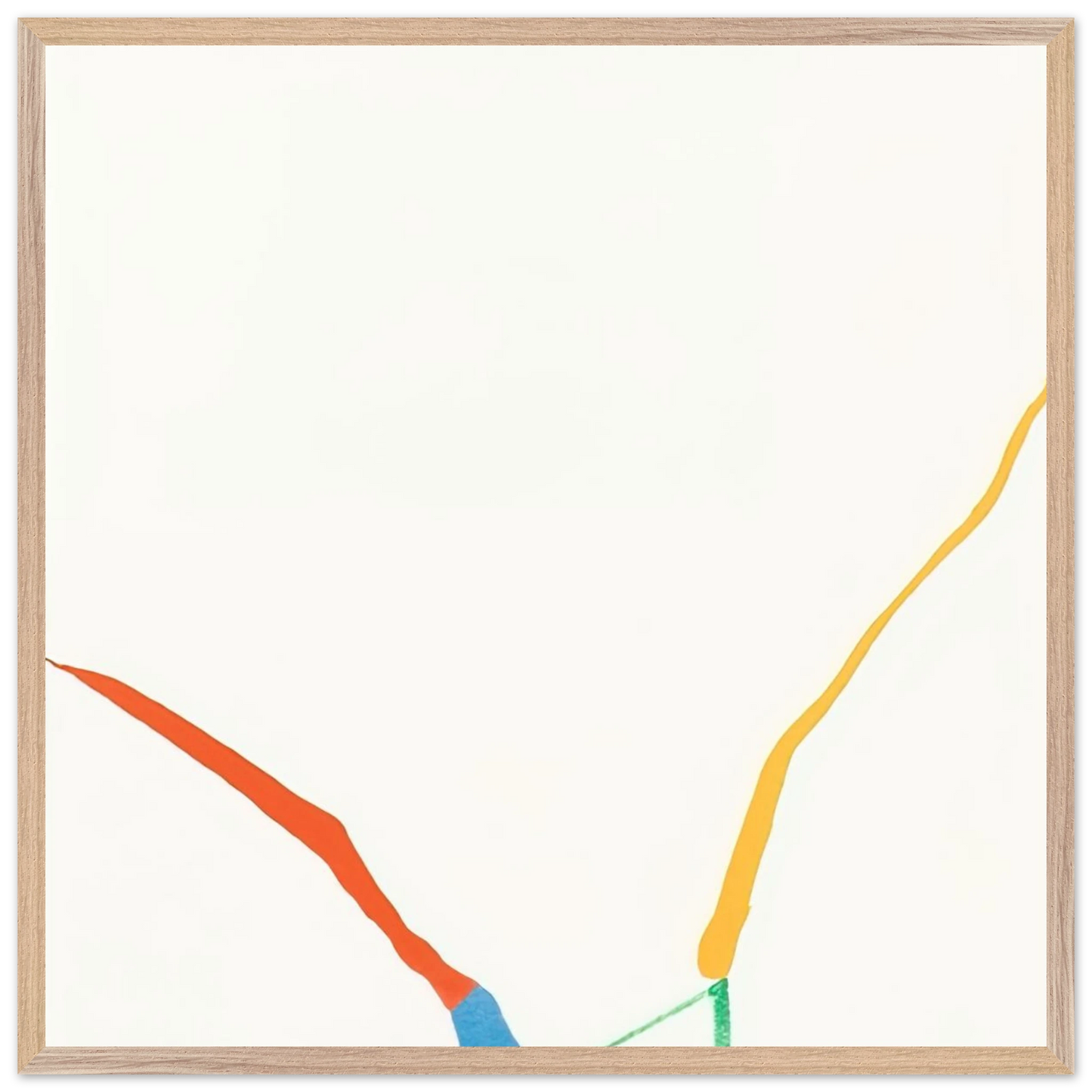 Helen Frankenthaler - What Red Lines Can Do - 1970 Wall art - 30x40 cm / 12x16 inches - Fine Art Poster-canvas - -