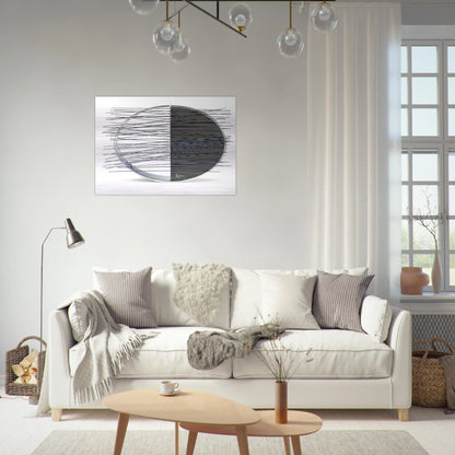 ANELLO - Jesus Rafael Soto Brushed Aluminum Print - 70x100 cm / 28x40 inches | Jesus Rafael Soto Aluminum Print | Jesus Rafael Soto Prints