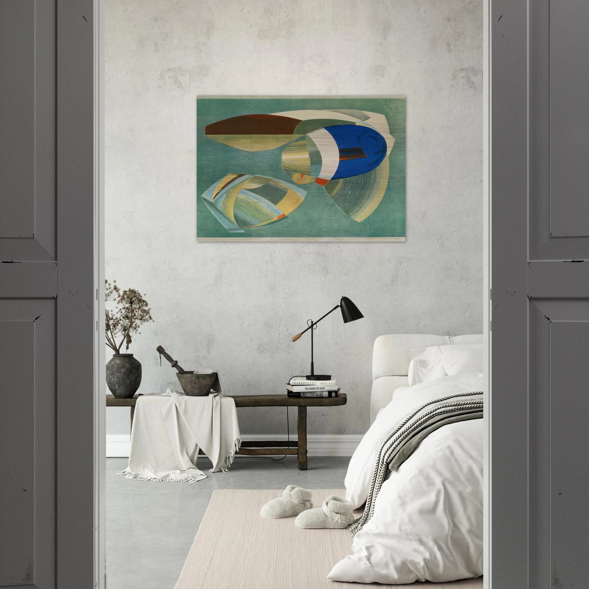Sea Forms - 1937 - John Ferren Brushed Aluminum Print - 70x100 cm / 28x40 inches | John Ferren Aluminum Print | John Ferren Prints