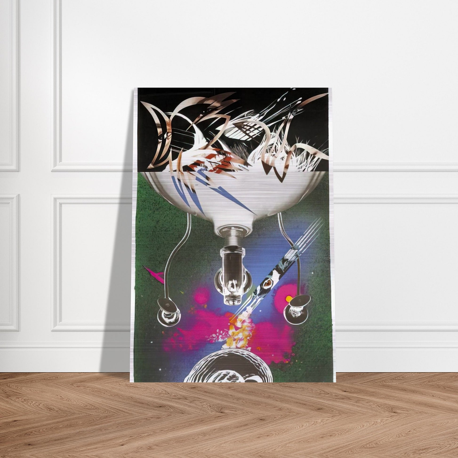 Where the Water Goes - James Rosenquist Brushed Aluminum Print - 70x100 cm / 28x40 inches | James Rosenquist Aluminum Print | James Rosenquist Prints