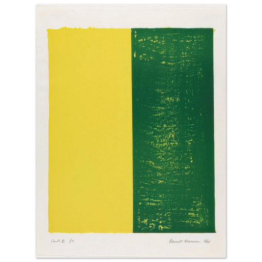 Barnett Newman - Canto XI  75x100 cm / 30x40inches Fine Art Poster
