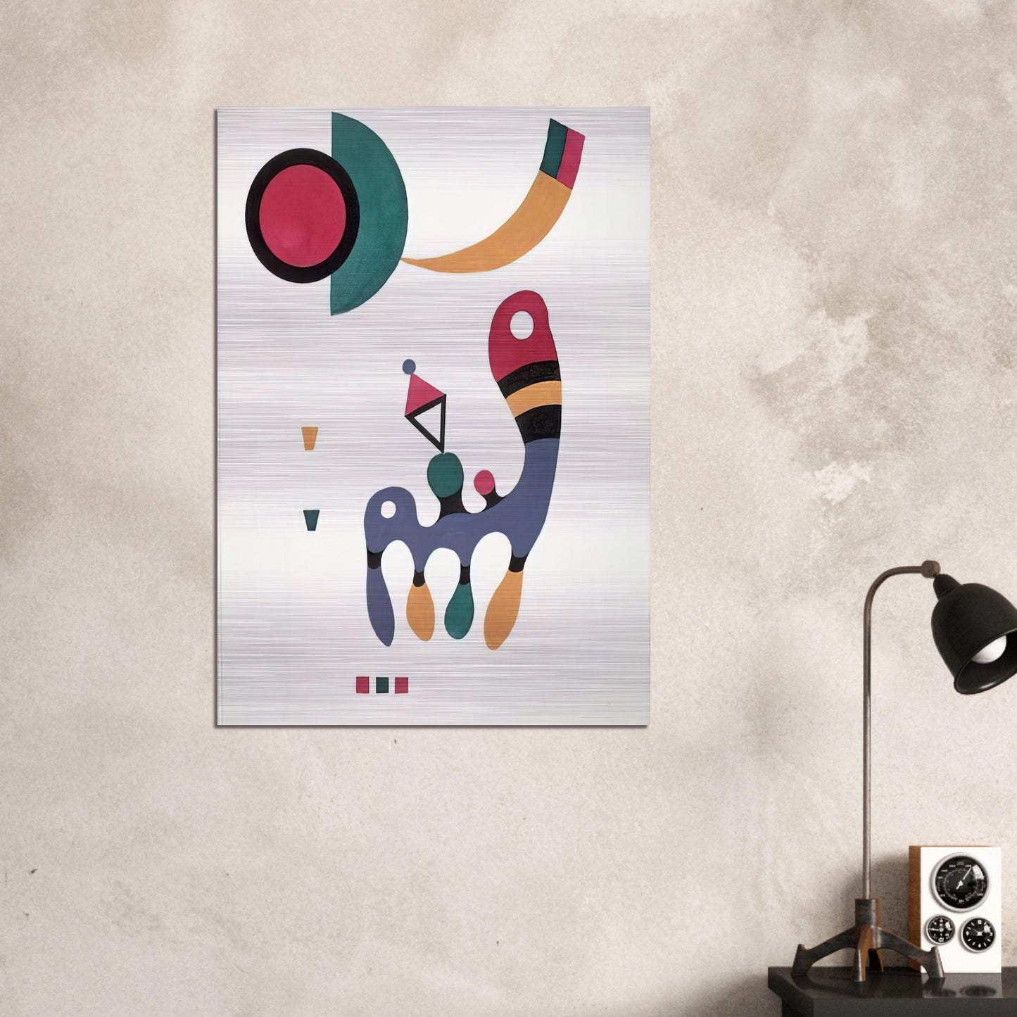 COMPOSITION 1944 - Wassily Kandinsky Brushed Aluminum Print - 70x100 cm / 28x40 inches | Wassily Kandinsky Aluminum Print | Wassily Kandinsky Prints