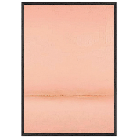 Untitled - 1967 N8 - Theodoros Stamos 70x100 cm / 28x40 inches Framed Art Print – Black Wooden Frame