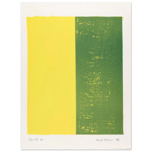 Barnett Newman - Canto XII  75x100 cm / 30x40inches Fine Art Poster