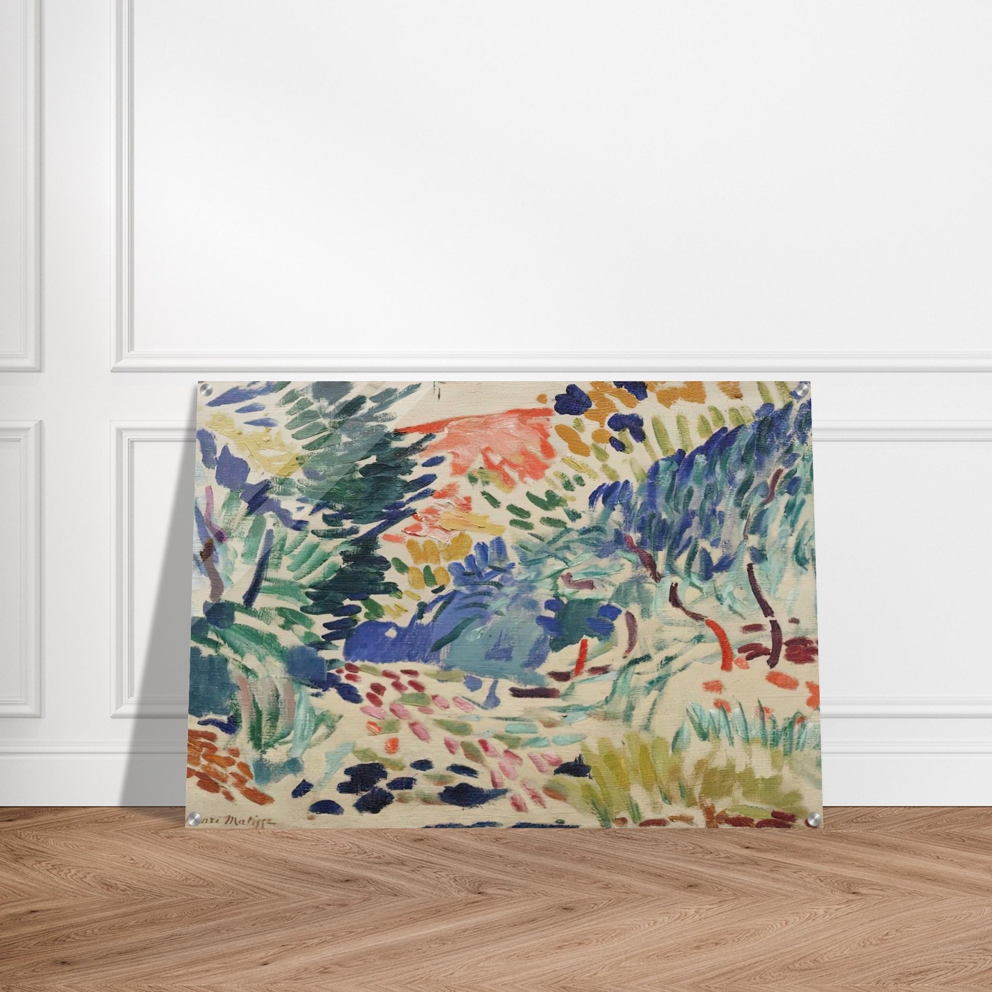 LANDSCAPE AT COLLIOURE 1905 - Henri Matisse Acrylic Print - 70x100 cm / 28x40″ inches | Henri Matisse Wall Art | Henri Matisse Prints