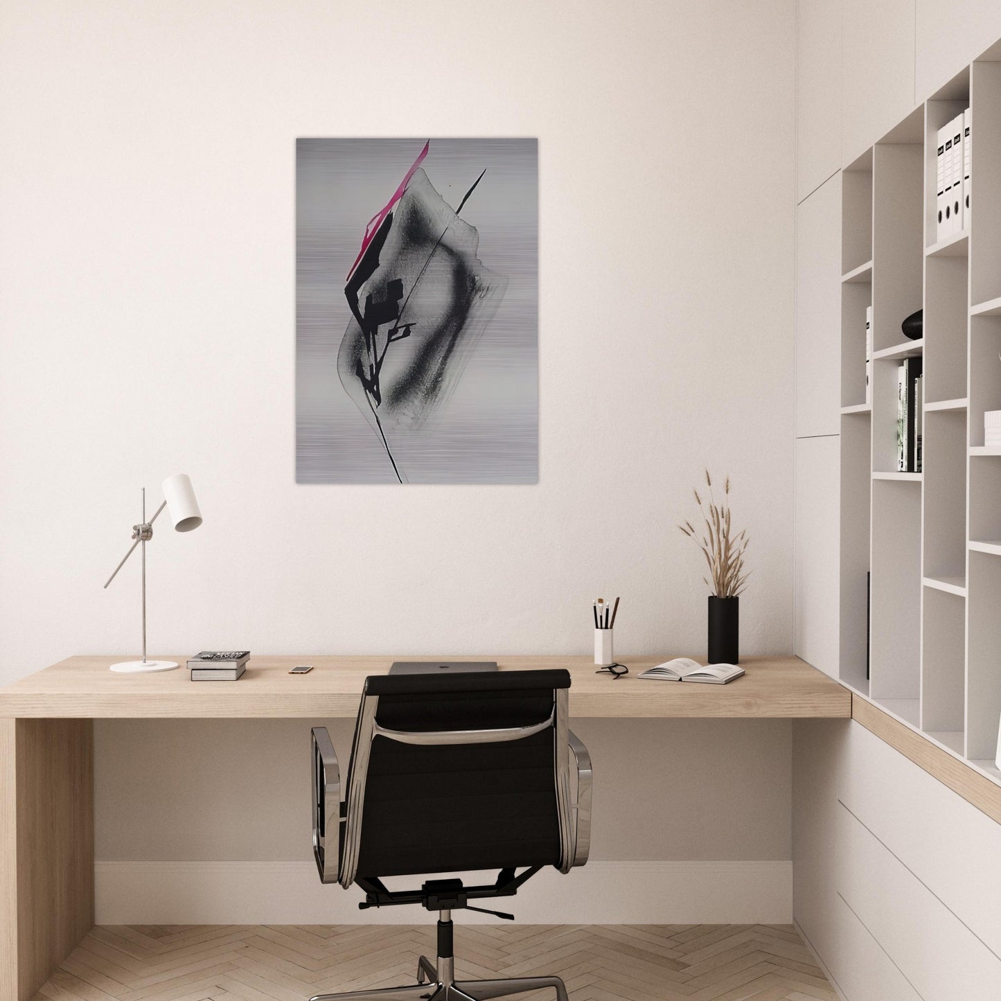Transparent Shadow - Abstract Expressionism - Toko Shinoda Brushed Aluminum Print - 70x100 cm / 28x40 inches | Toko Shinoda Aluminum Print | Toko Shinoda Prints