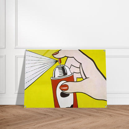 SPRAY 1962 - Roy Lichtenstein Acrylic Print - 70x100 cm / 28x40″ inches | Roy Lichtenstein Wall Art | Roy Lichtenstein Prints