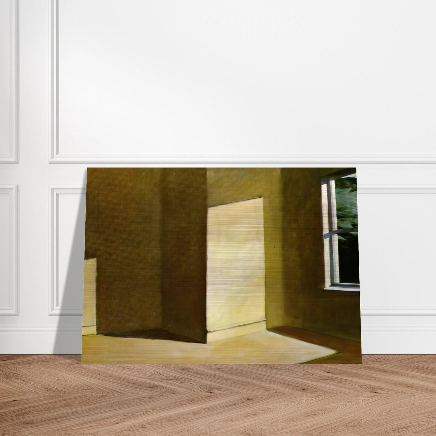 Sun in an Empty Room - Edward Hopper Brushed Aluminum Print - 70x100 cm / 28x40 inches | Edward Hopper Aluminum Print | Edward Hopper Prints