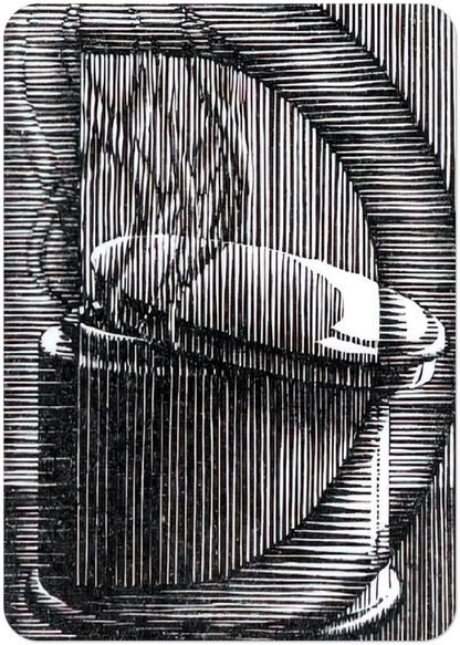 INITIAL D By MC Escher Pack of 10 Post Cards | MC Escher Post Cards | A6 (10.5 x 14.8 cm) - 4.1 x 5.8 inches