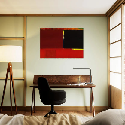29. 03. 60 - 1960 - John Hoyland Brushed Aluminum Print - 70x100 cm / 28x40 inches | John Hoyland Aluminum Print | John Hoyland Prints
