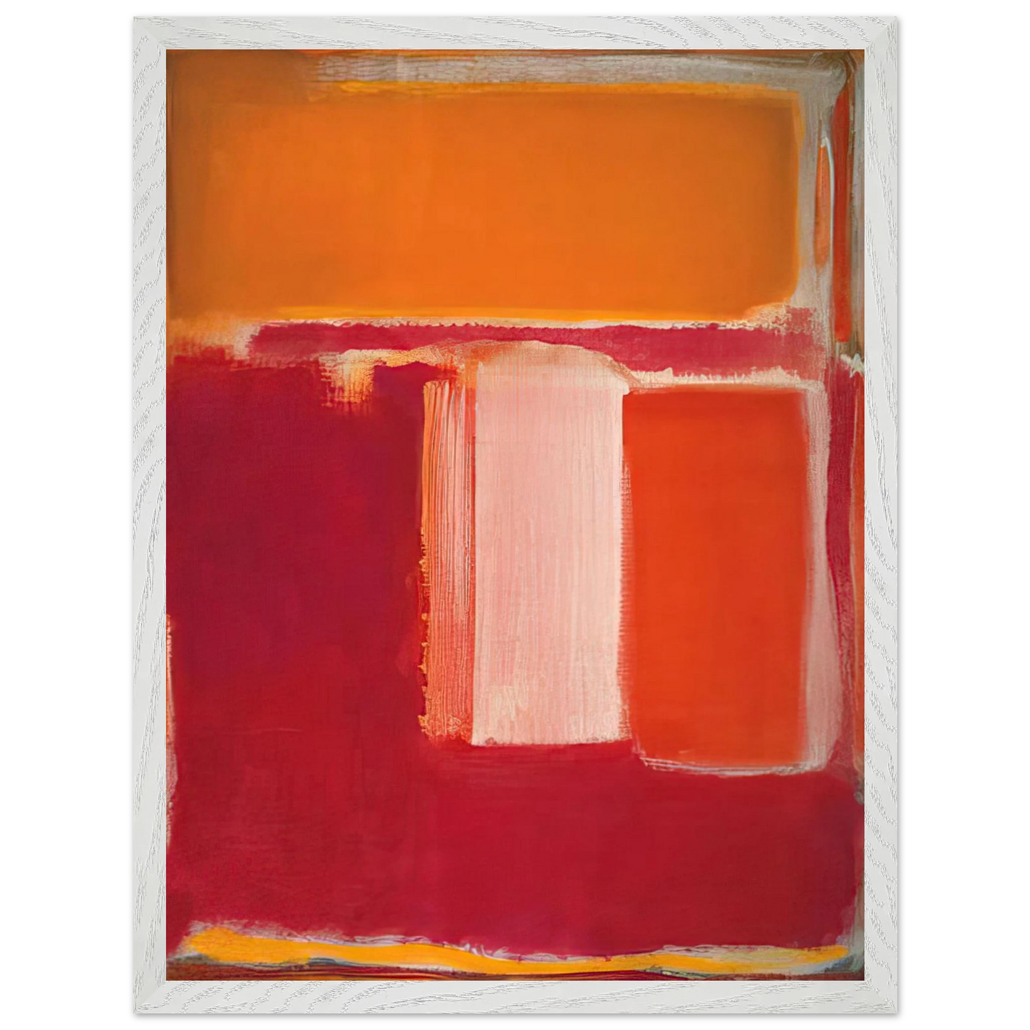 Mark Rothko - Yellow, Cherry, Orange - 1947 Wall Art - 60x80 cm / 24x32 inches - Fine Art Poster - -