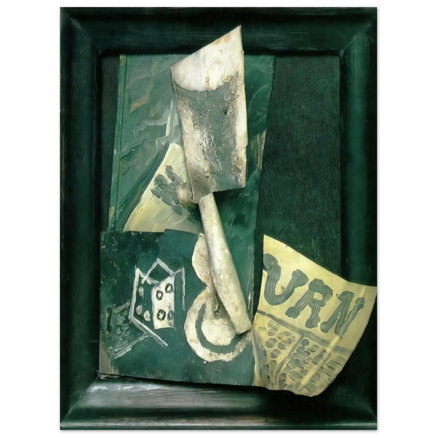 Pablo Picasso - Glass and newspaper  75x100 cm / 30x40inches Fine Art Poster