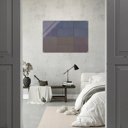 Microchromie, gris puissance [6] - Fernand Leduc Acrylic Print - 70x100 cm / 28x40″ inches