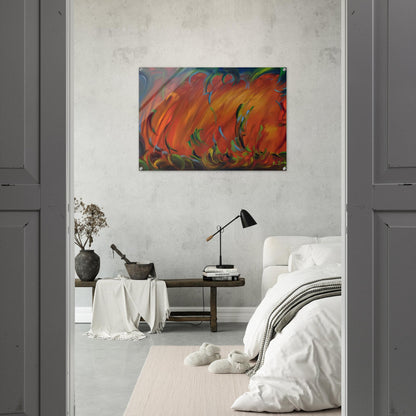 Evening - Konrad Zuse Acrylic Print - 70x100 cm / 28x40″ inches