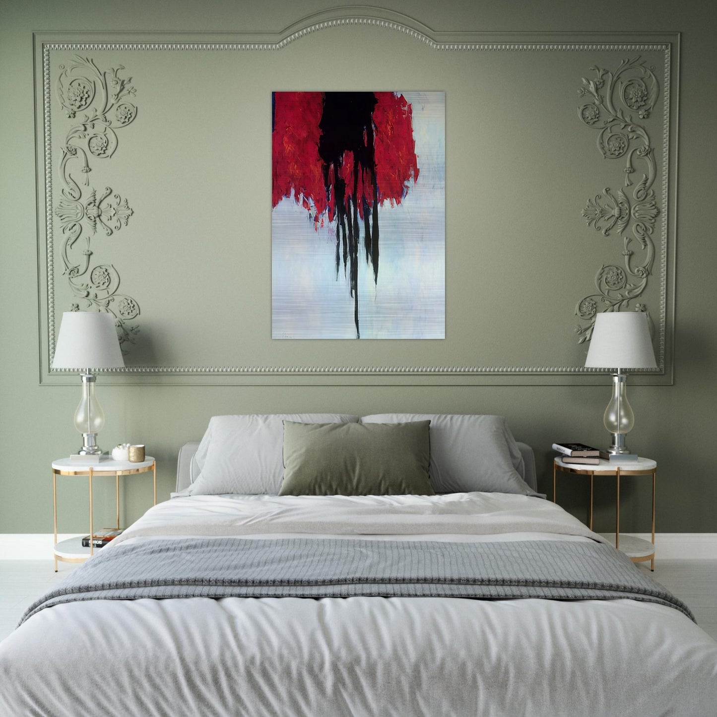 Adam - 1961 - Theodoros Stamos Brushed Aluminum Print - 70x100 cm / 28x40 inches | Theodoros Stamos Aluminum Print | Theodoros Stamos Prints