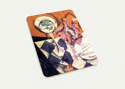FRUIT BOWL WITH BOTTLE 1914 By Juan Gris Pack of 10 Post Cards | Juan Gris Post Cards | A6 (10.5 x 14.8 cm) - 4.1 x 5.8 inches