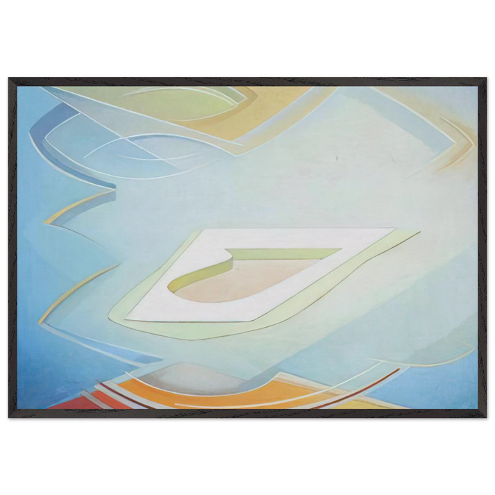 Intimations - 1943 - Lawren Harris 70x100 cm / 28x40 inches Framed Art Print – Black Wooden Frame