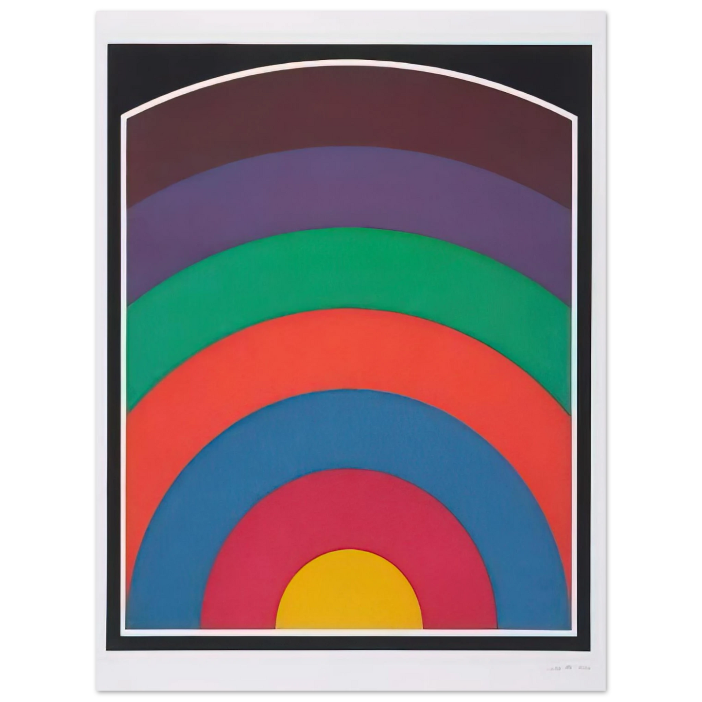 Sol LeWitt - Arc Bands  75x100 cm / 30x40inches Fine Art Poster