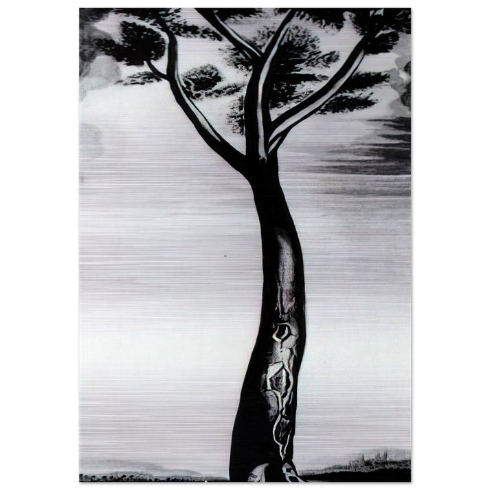 THE TREE - Salvador Dali Brushed Aluminum Print - 70x100 cm / 28x40 inches | Salvador Dali Aluminum Print | Salvador Dali Prints