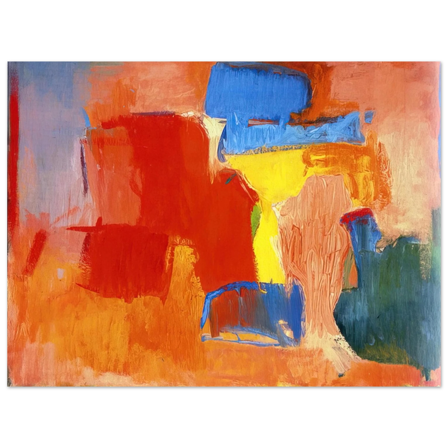 Esteban Vicente - UNTITLED 1959  75x100 cm / 30x40inches Fine Art Poster